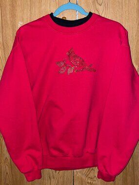 Vintage bird studded crewneck